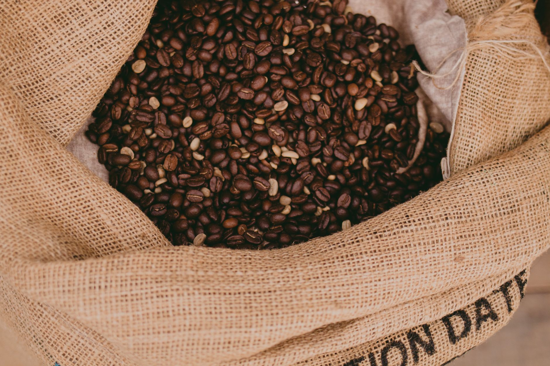 Green coffee, resting