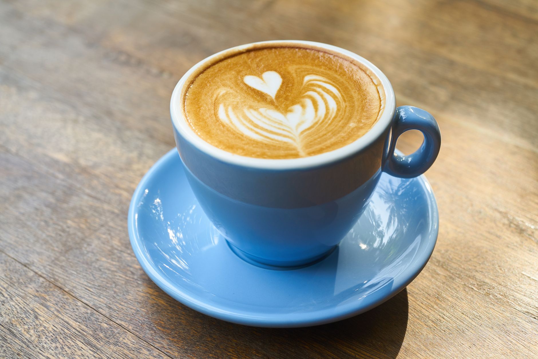 Latte art, most mornings